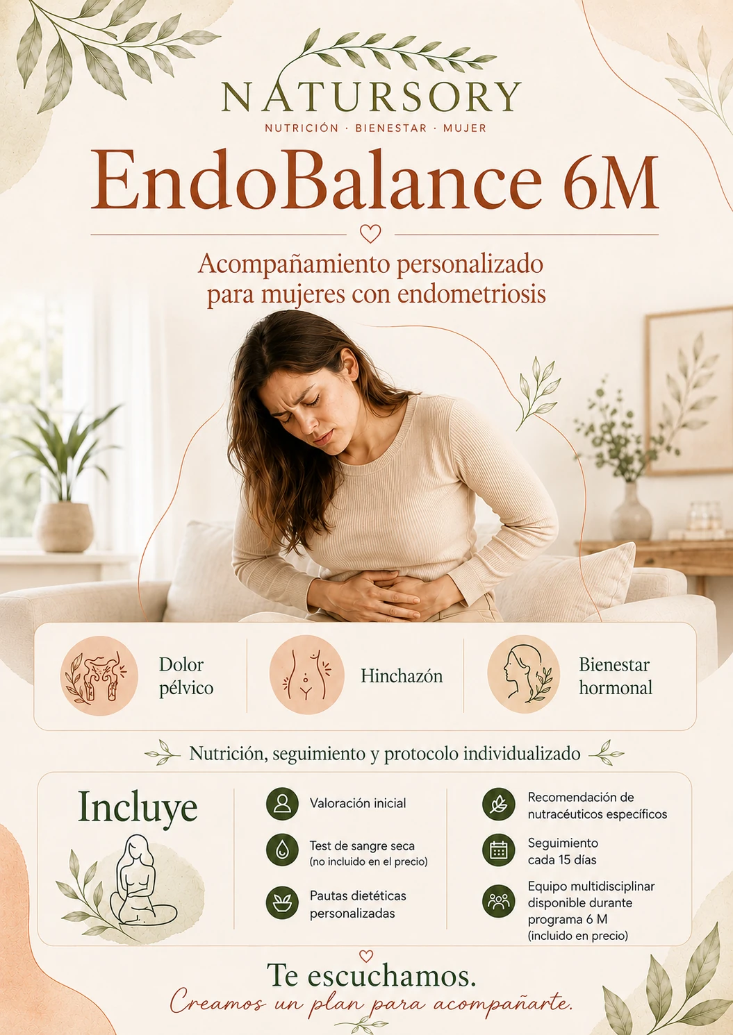 Programa EndoBalance 6M de Natursory — Para mujeres con endometriosis